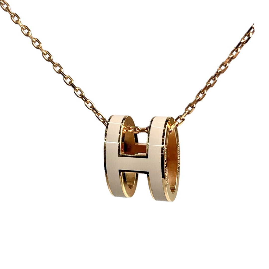 Hermes Large Chai H Pop Necklace