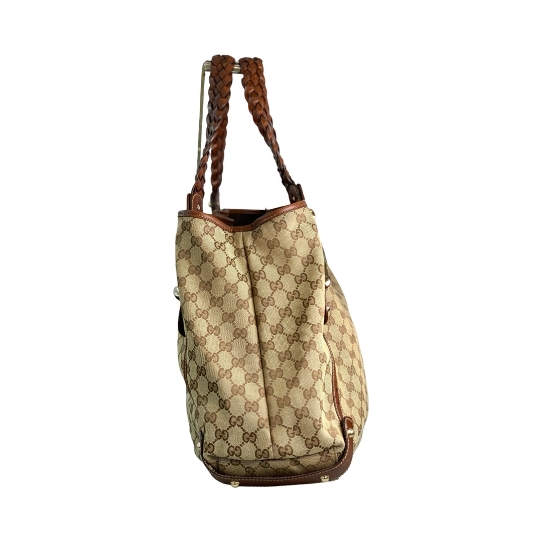 Gucci Pelham GG Brown Tote Bag