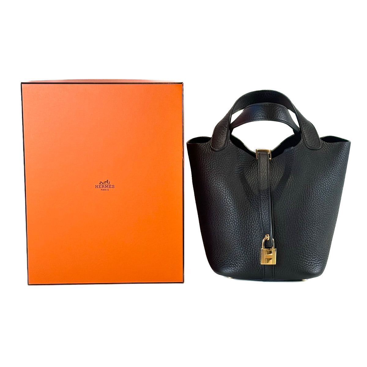 Hermes Picotin 18cm Black Bag