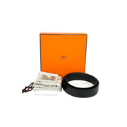 Hermes Black H Belt 75cm