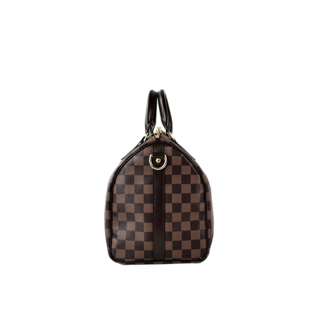 Louis Vuitton Speedy 30cm Bandouliere Damier Ebene
