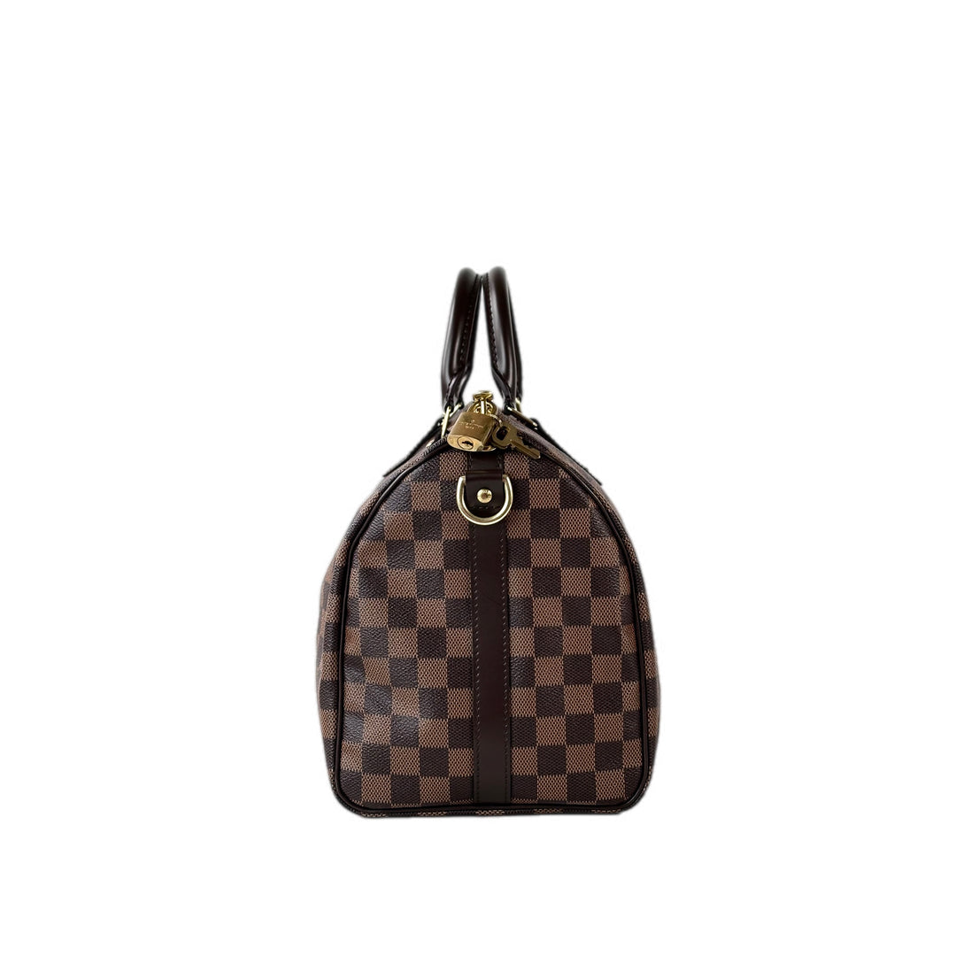 Louis Vuitton Speedy 30cm Bandouliere Damier Ebene