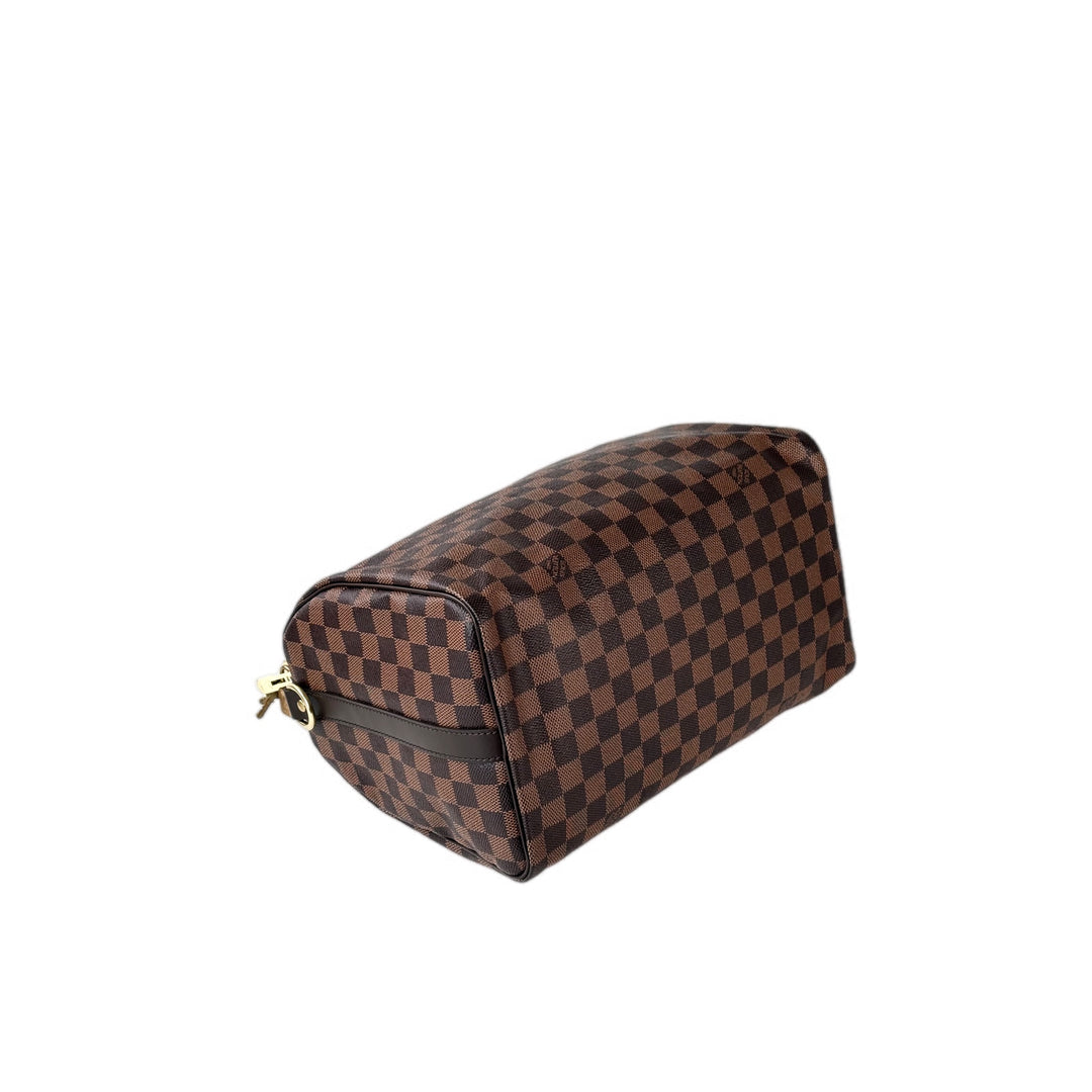 Louis Vuitton Speedy 30cm Bandouliere Damier Ebene