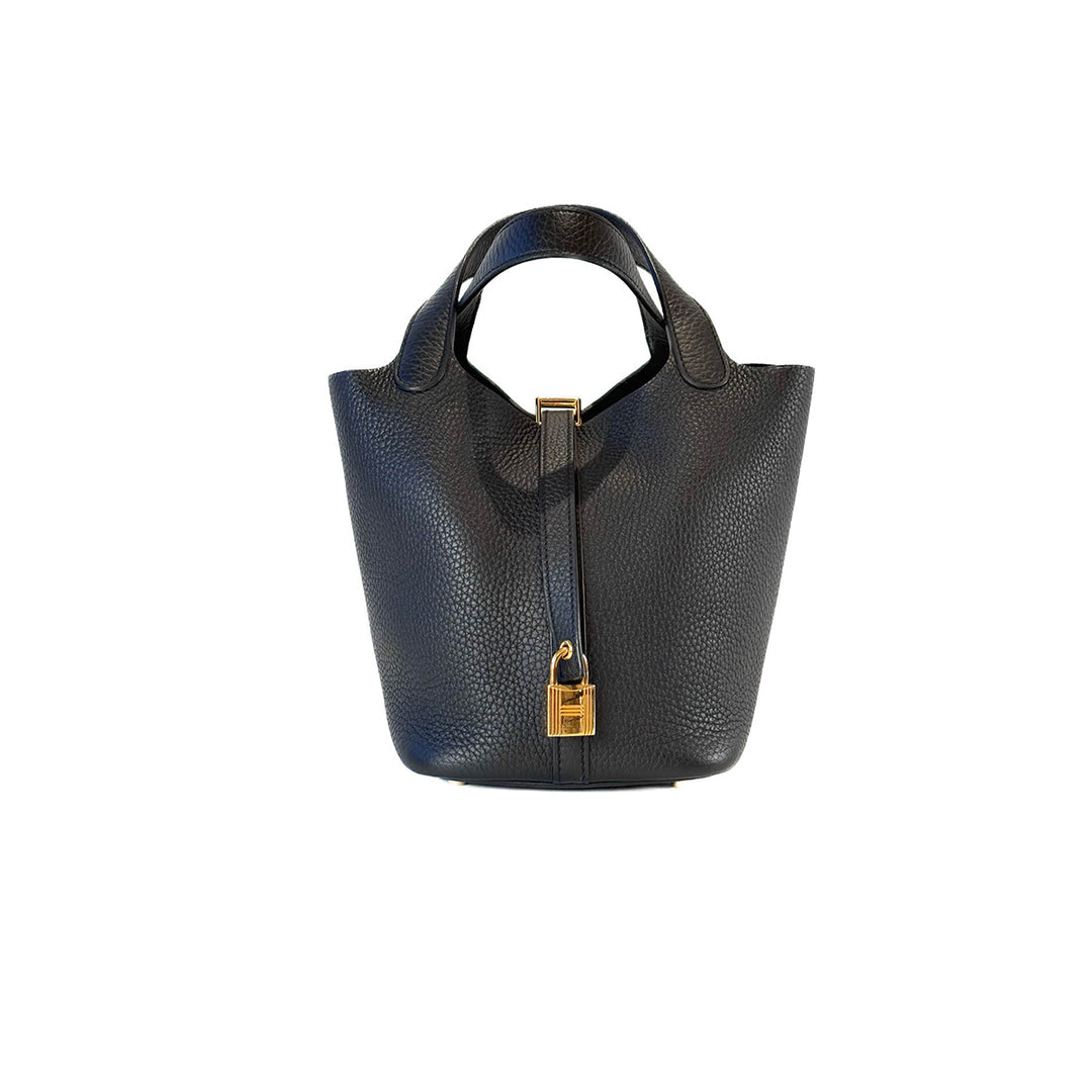 Hermes Picotin 18cm Black Bag