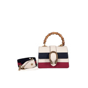 Gucci Dionysus Small Top Bamboo Handle White Bag