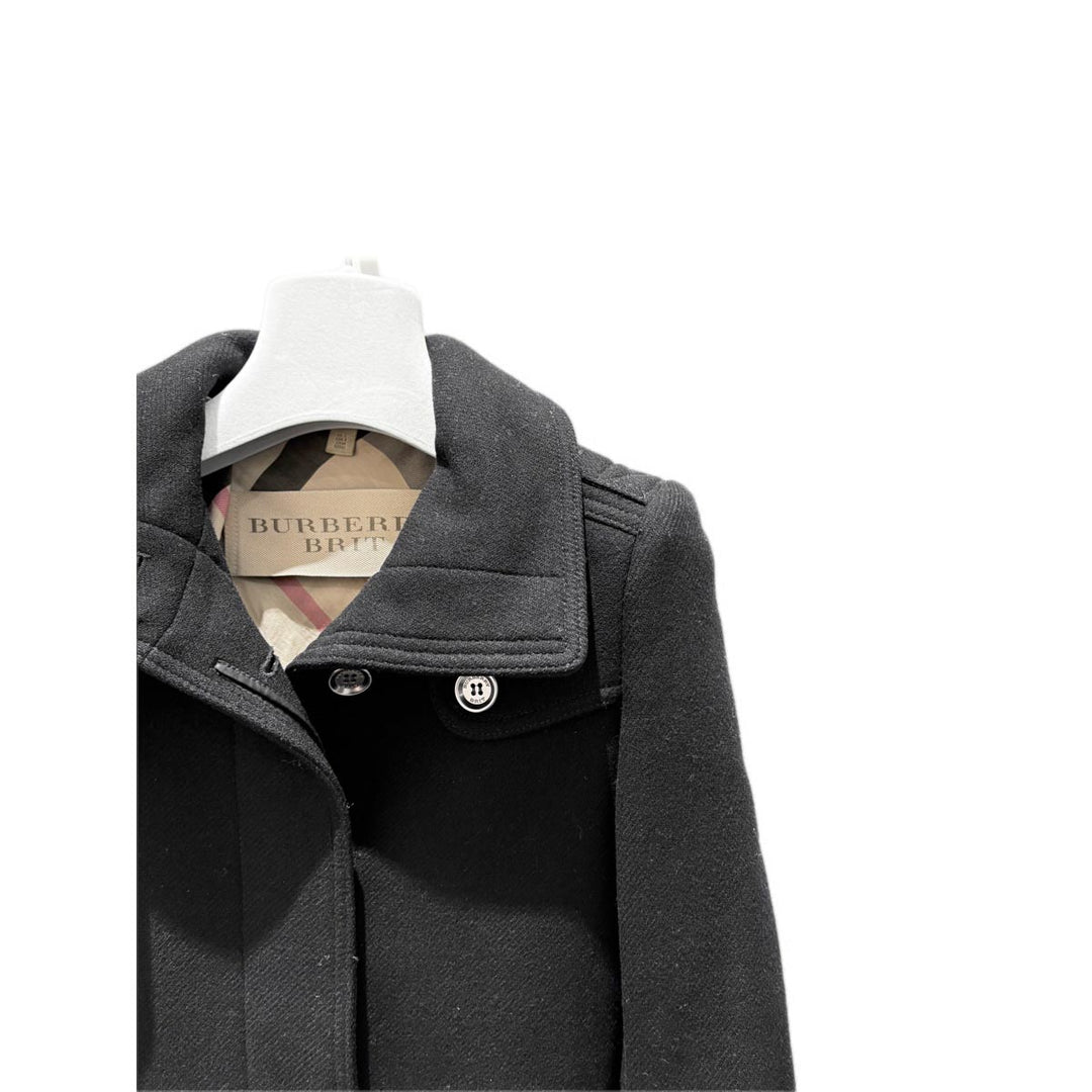 Burberry Long Trench Coat Black