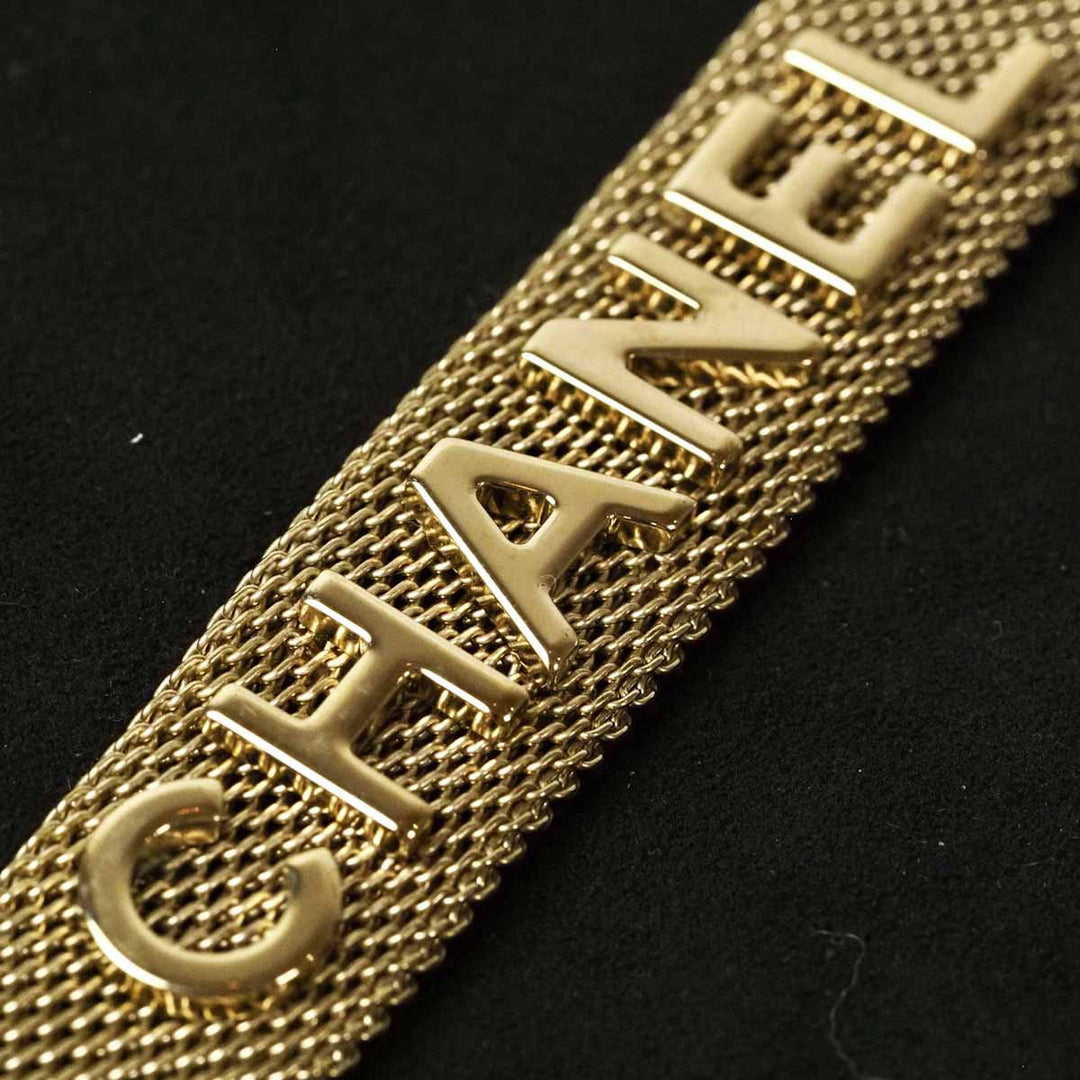 Chanel Gold Mesh Chocker