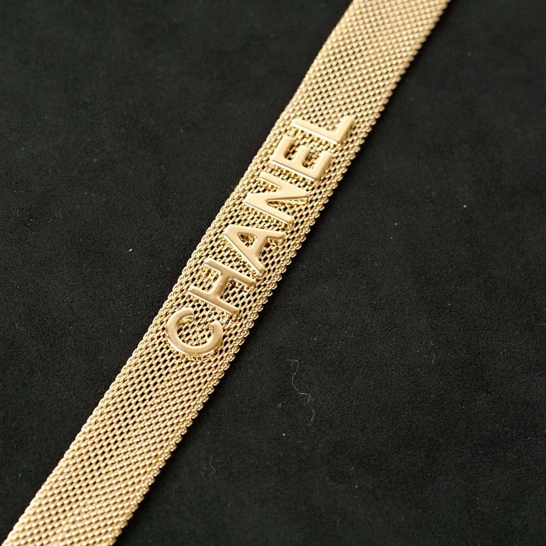 Chanel Gold Mesh Chocker