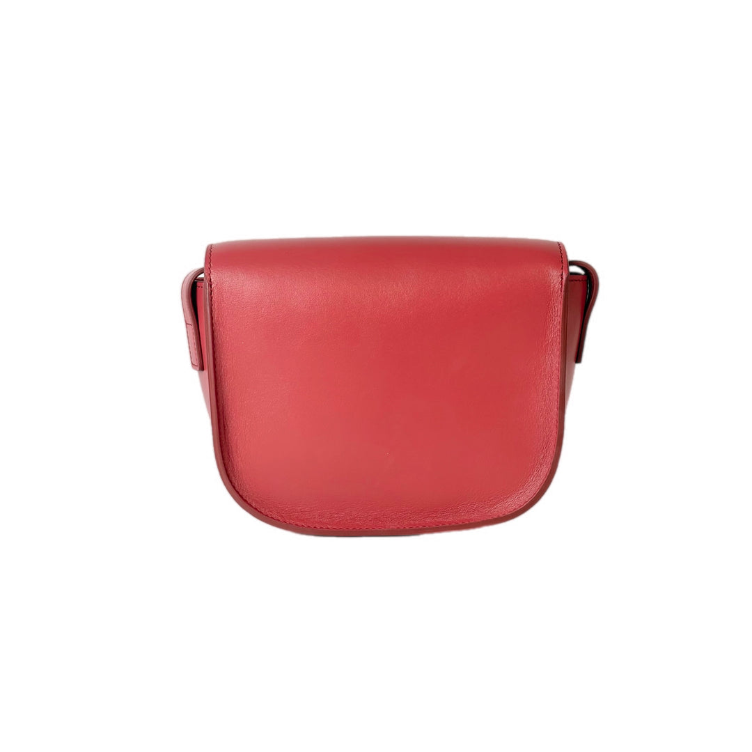 Celine Smooth Calfskin Cuir Triomphe Folco Crossbody Bag