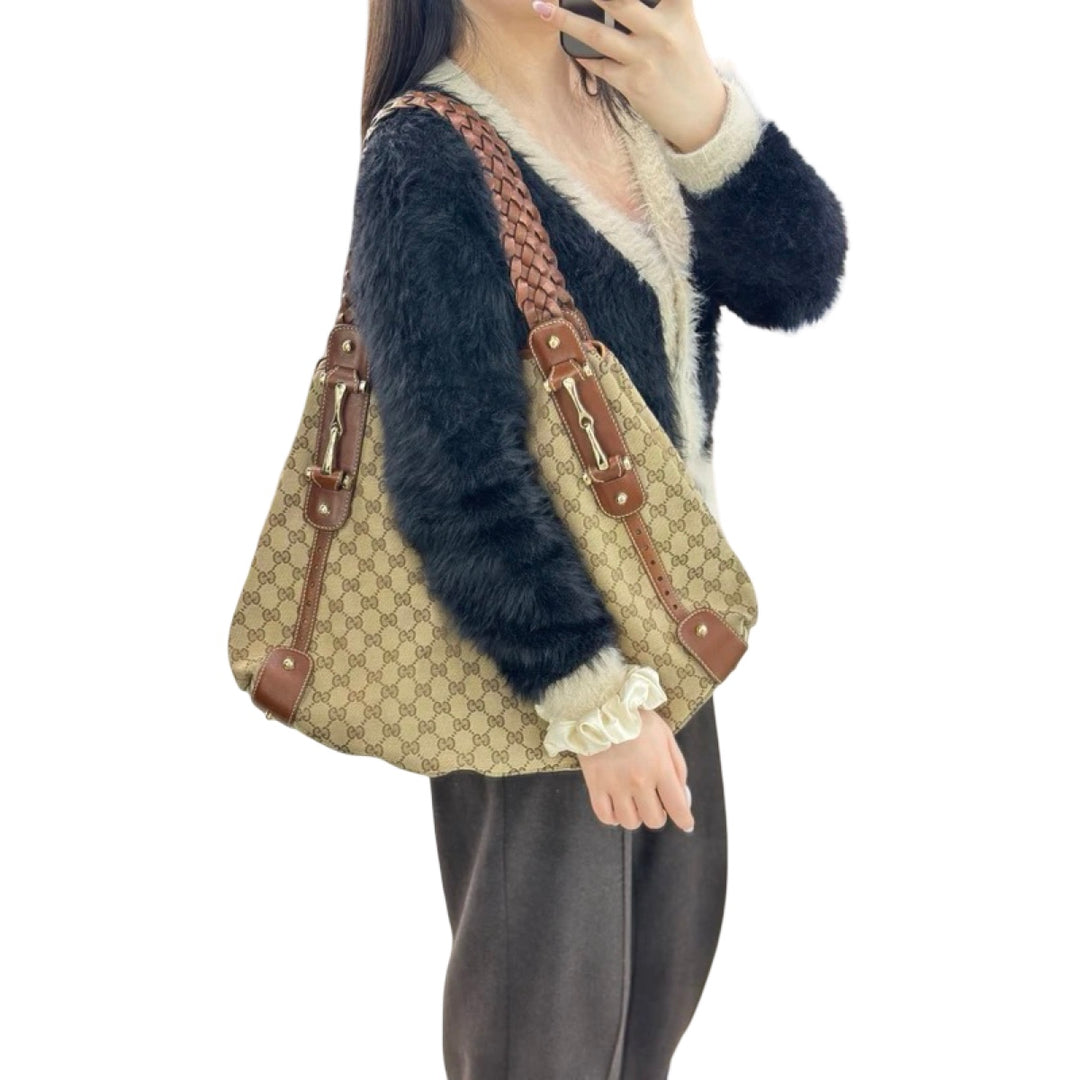 Gucci Pelham GG Brown Tote Bag