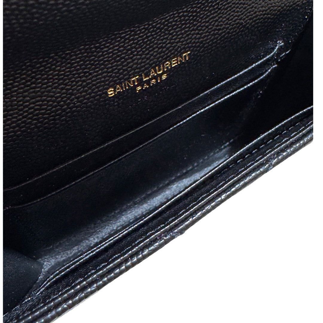 YSL Balck Mini  Wallet