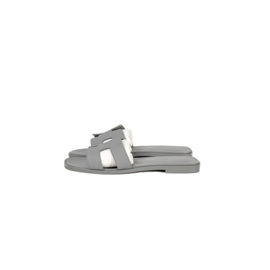 Hermes Oran Sandal Bleu Glacier