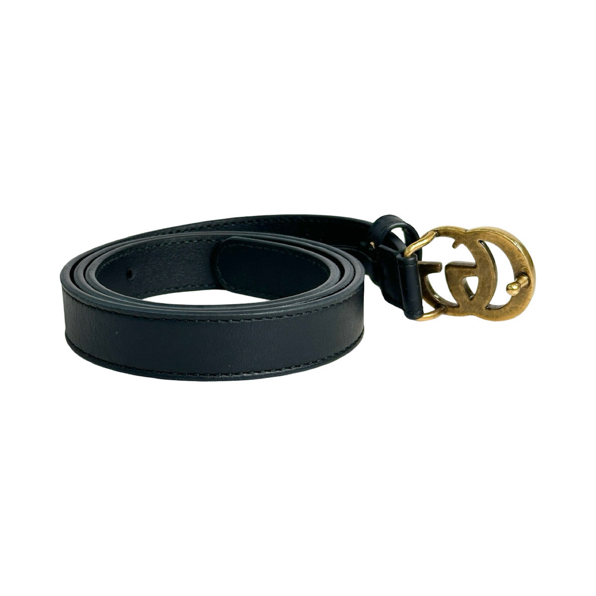 Gucci GG Logo Belt Black 75cm