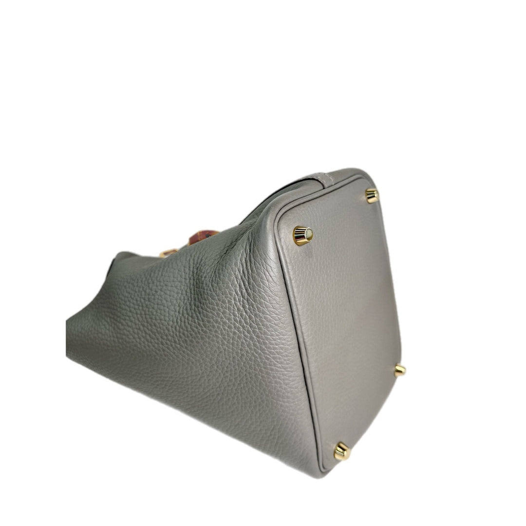 Hermes Touch Gris Meyer 18cm Picotin Bag