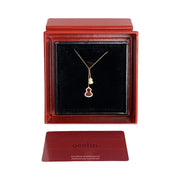 Qeelin Wulu Necklace Ggate 18k Rose Gold Diamonds