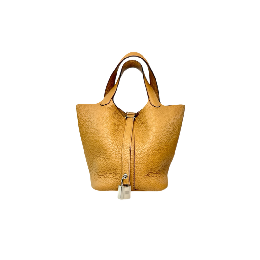Hermes 4B Biscuit Picotin 18cm TC Bag