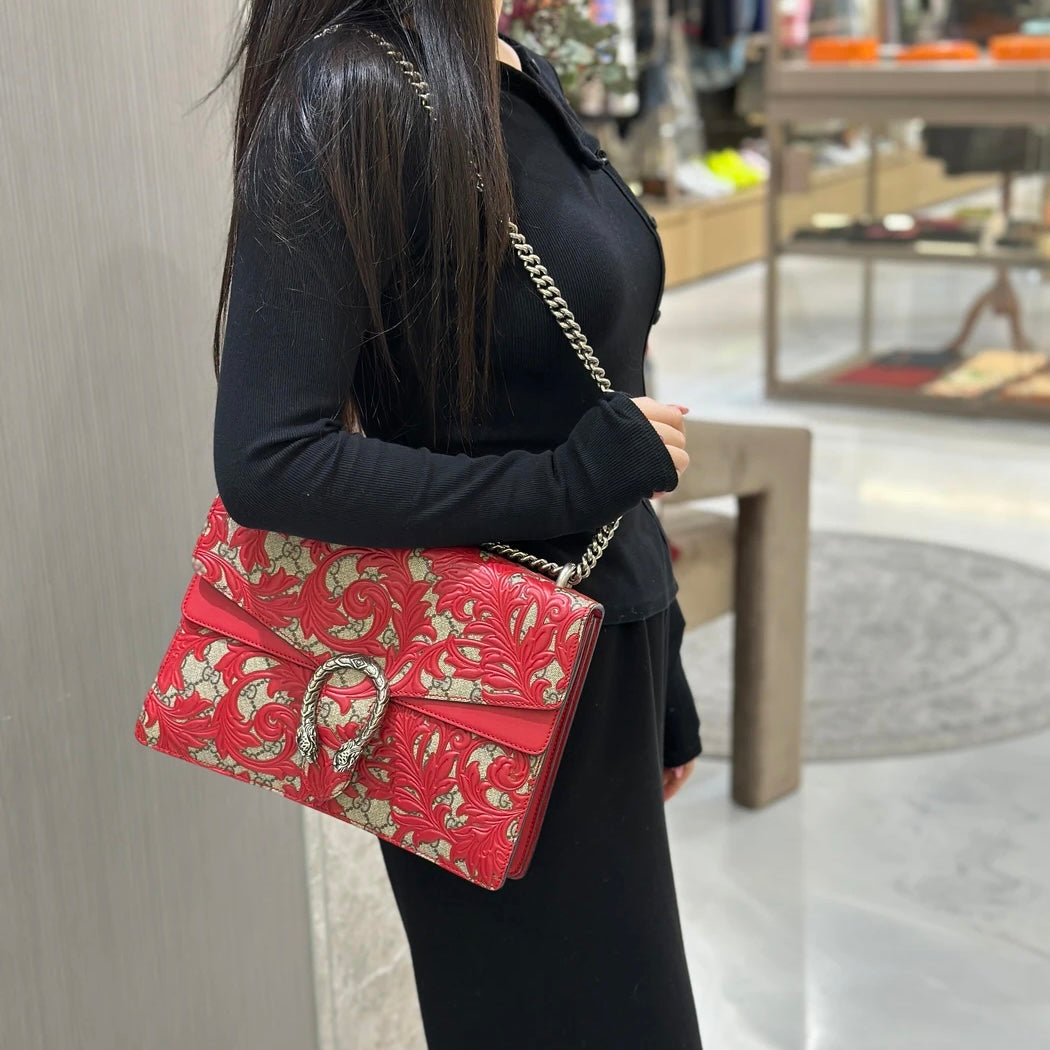 Gucci Dionysus GG Supreme Arabesque Bag