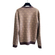 Gucci Brown Wool GG Cardigan #12