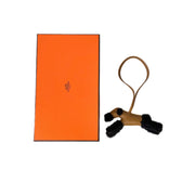 Hermes Buddy Bag Charm Noir