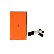 Hermes Buddy Bag Charm Black/White
