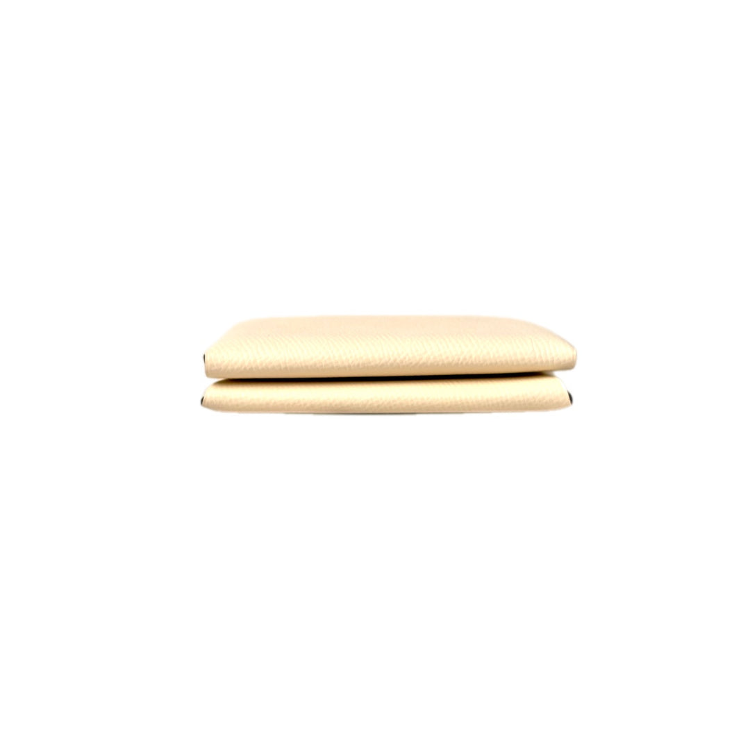 Hermes Calvi Duo Compact Card Holder Nata Epsom
