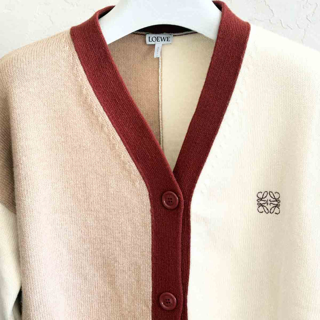 Loewe Beige Cream Knit Caradian #xs
