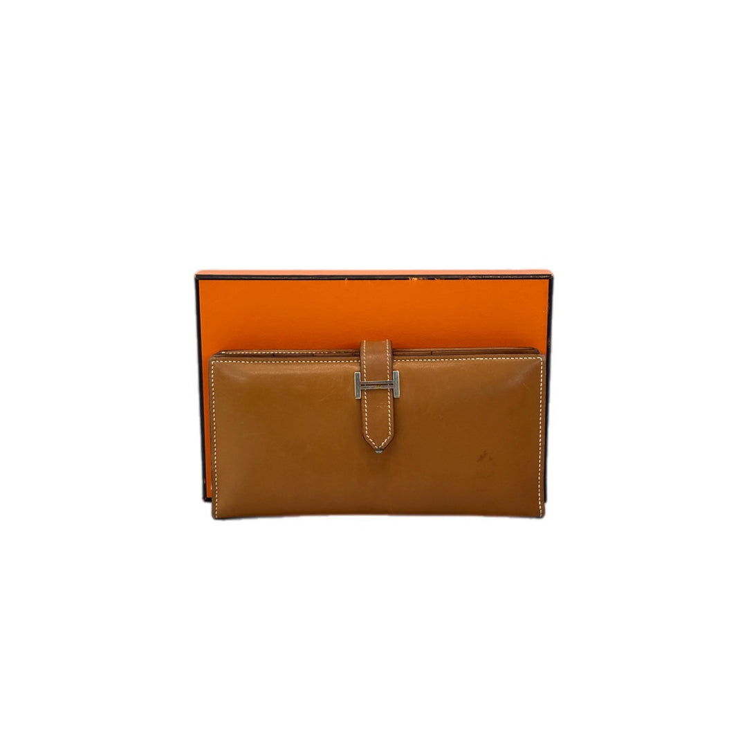 Hermes Bearn Long Wallet Gold