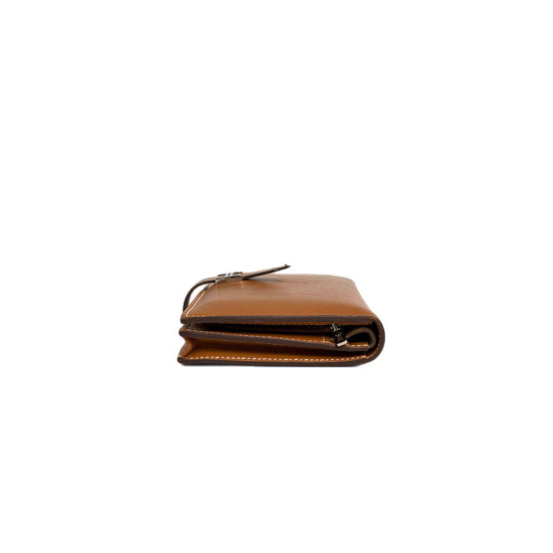 Hermes Bearn Long Wallet Gold