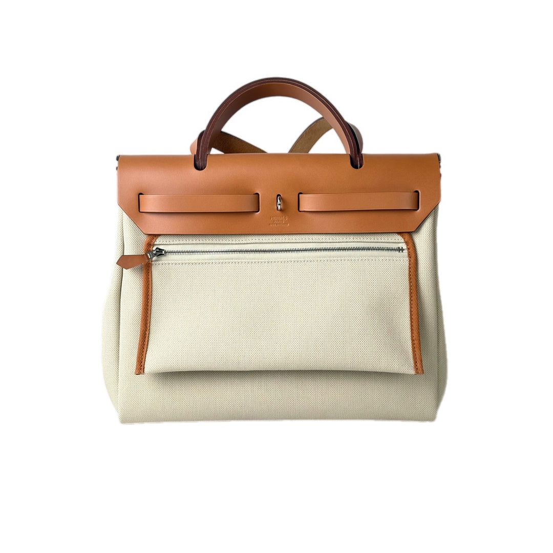 Hermes Herbag Bag Zip 31 Beton/Brown