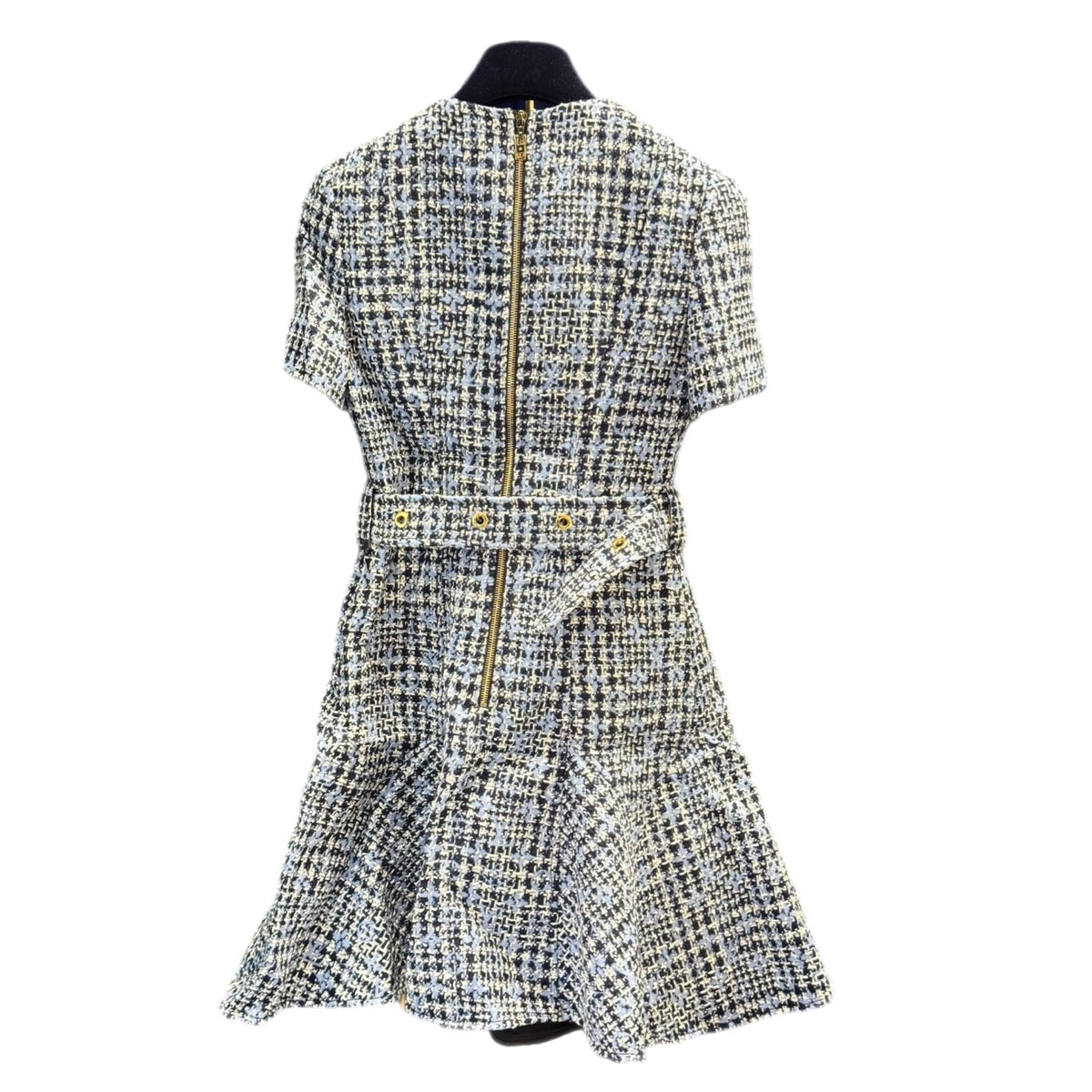 Louis Vuitton Blue Tweed Dress #38