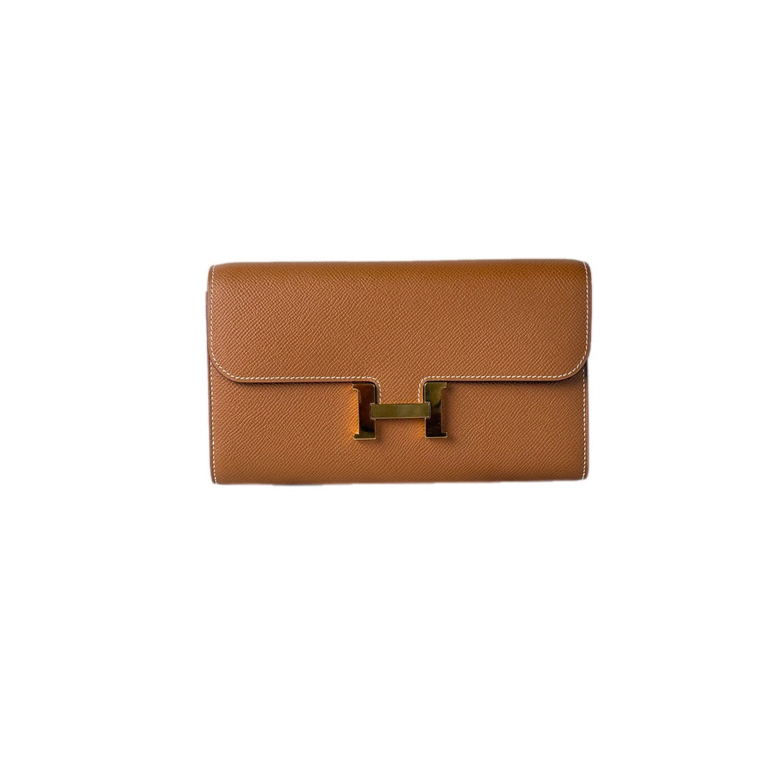 Hermes Constance To Go Bag Gold Epsom