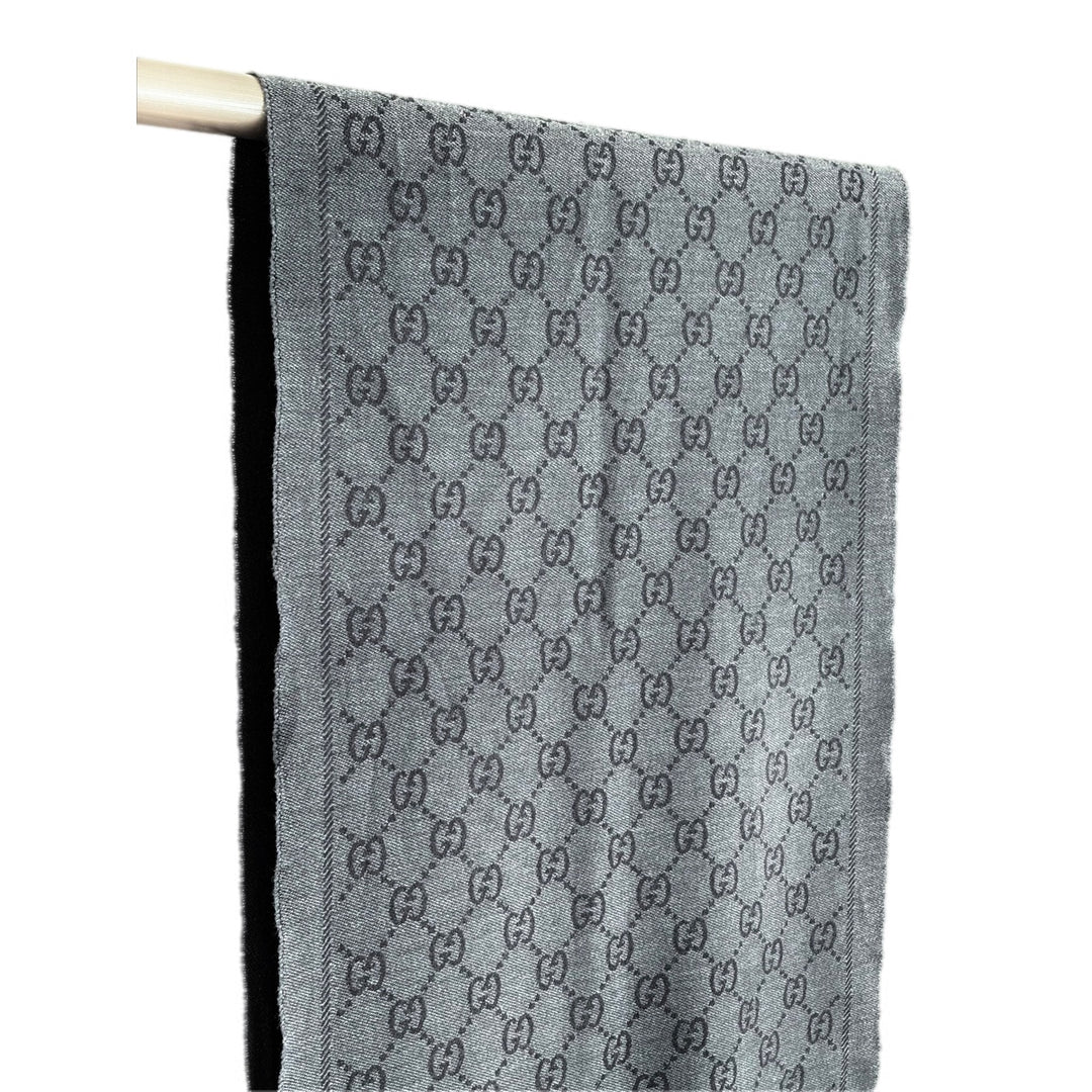 Gucci GG Grey Scarf
