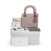 Dior Alligator Pink Lady Dior Mini Bag - Jiaxyk
