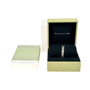 VCA Perlée whitegold Signature Bracelet Small model 16cm S