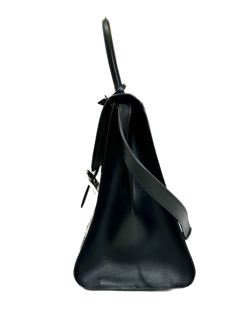 Delvaux Black Brillant L’Humour MM Bag