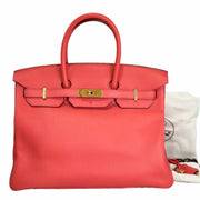 Hermes Birkin 35 Pink Rose Jaipur Togo - Jiaxyk