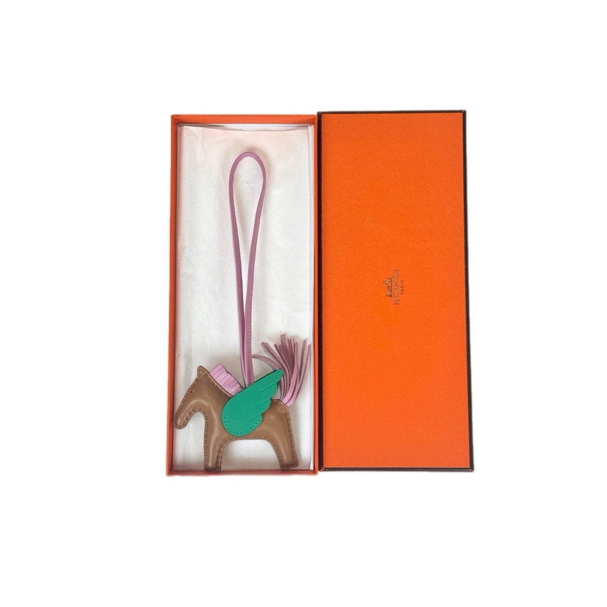 Hermes Rodeo Pegase Pm Brown/Green/Pink