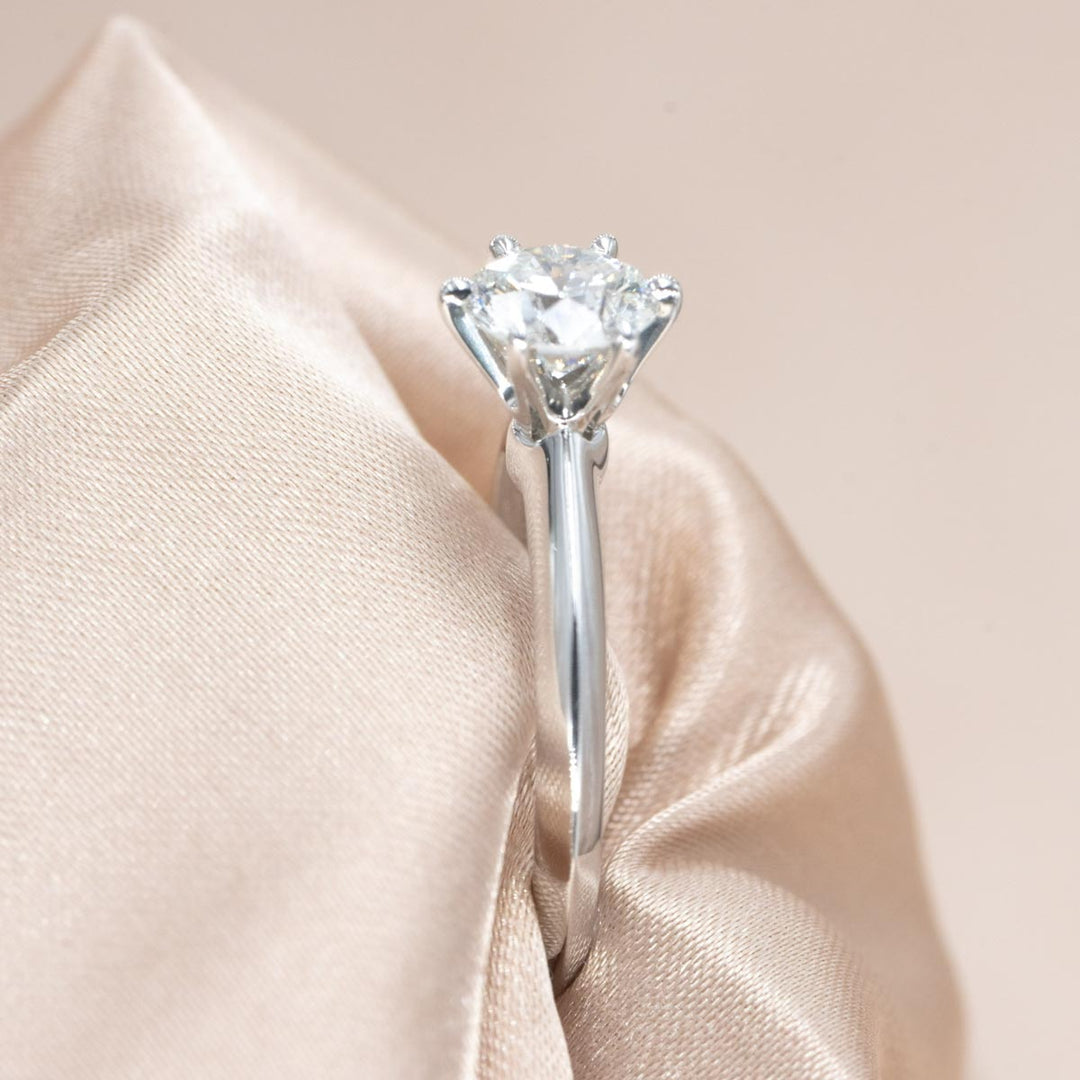 Tiffany Diamond Ring DO.88 I vvs2 F Pt950