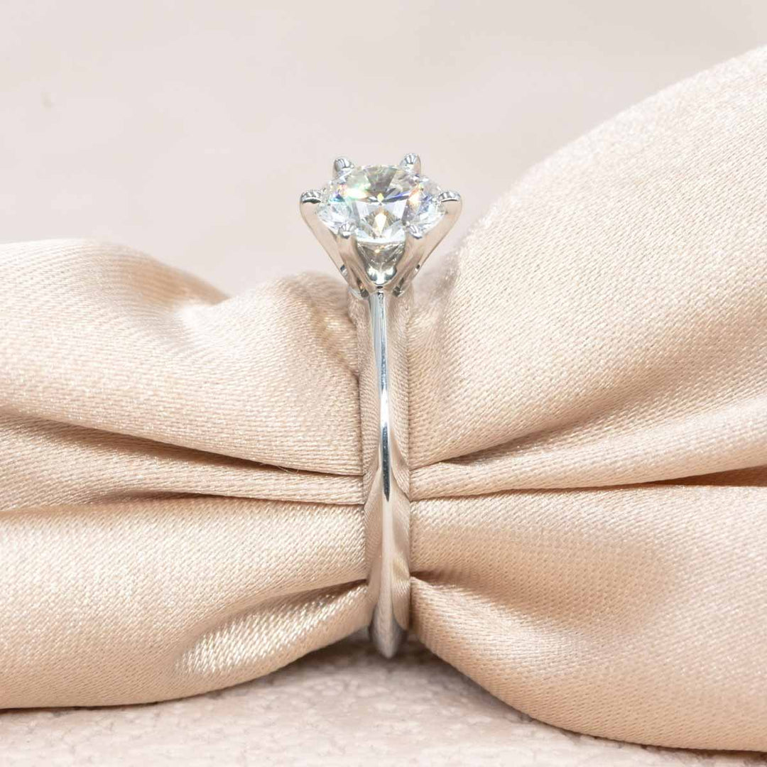 Tiffany Diamond Ring DO.88 I vvs2 F Pt950