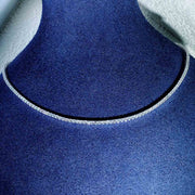 Natural White Diamond Necklace D5.00ct, 18K