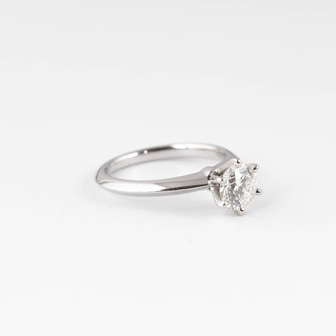 Tiffany Diamond Ring DO.88 I vvs2 F Pt950