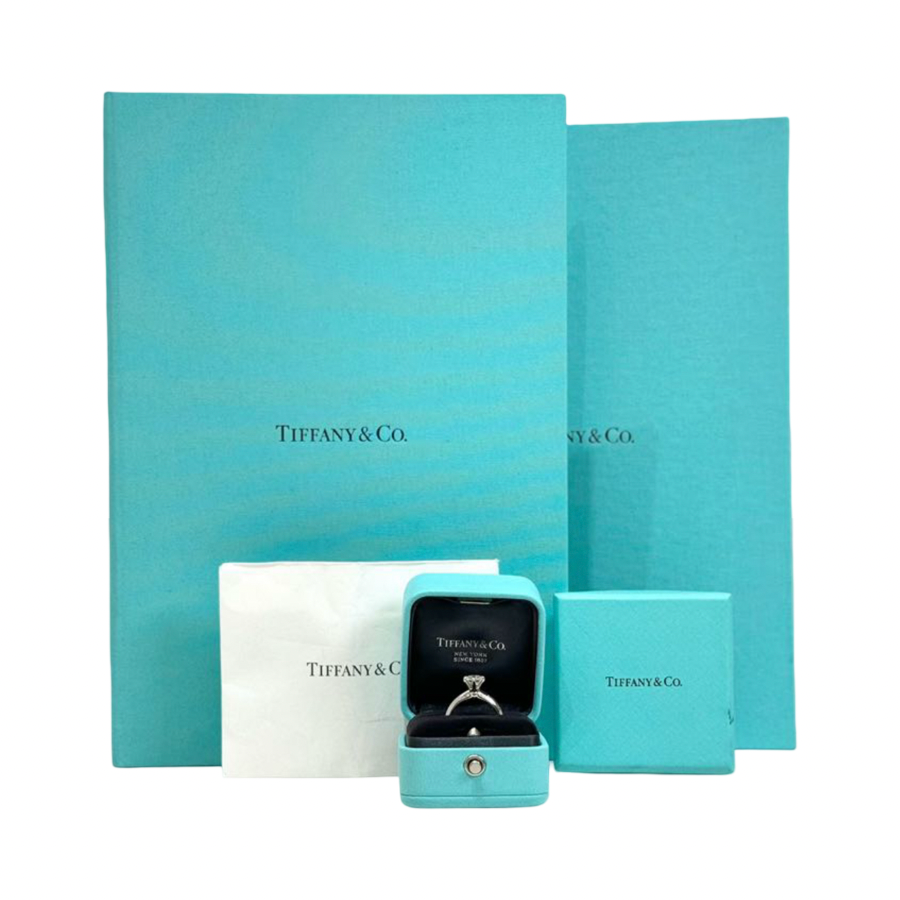 Tiffany Diamond Ring DO.88 I vvs2 F Pt950