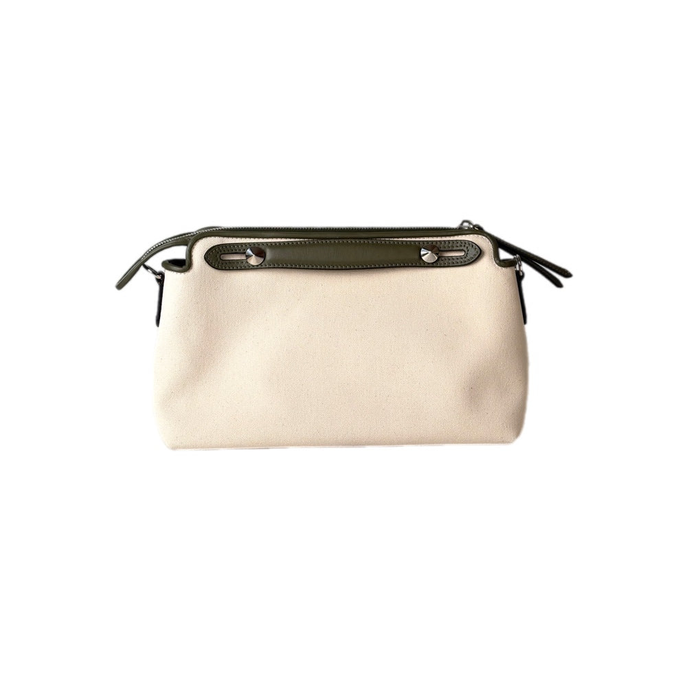 Fendi By The Way Canvas/Green Small Bag