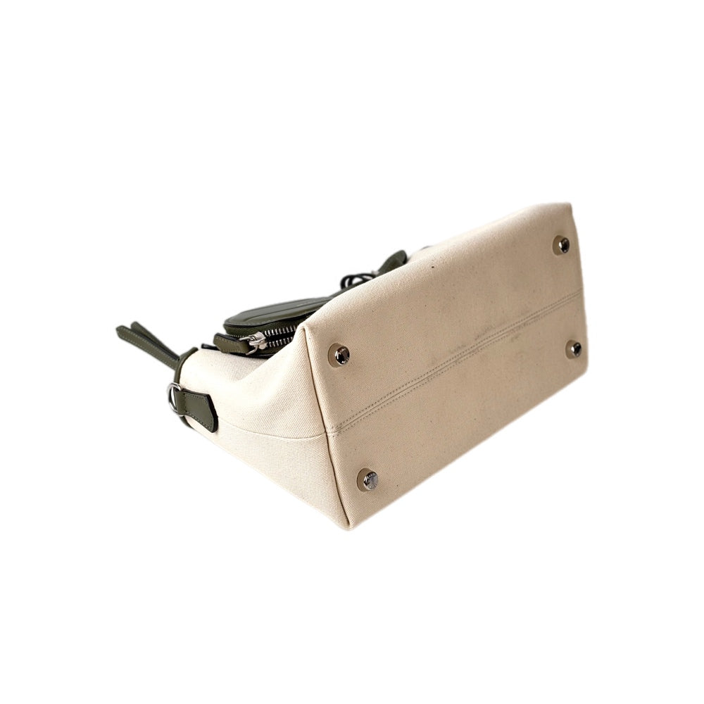 Fendi By The Way Canvas/Green Small Bag