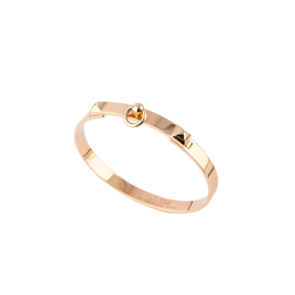 Hermes Collier De Chien Bangle 18k Yellow Gold SH