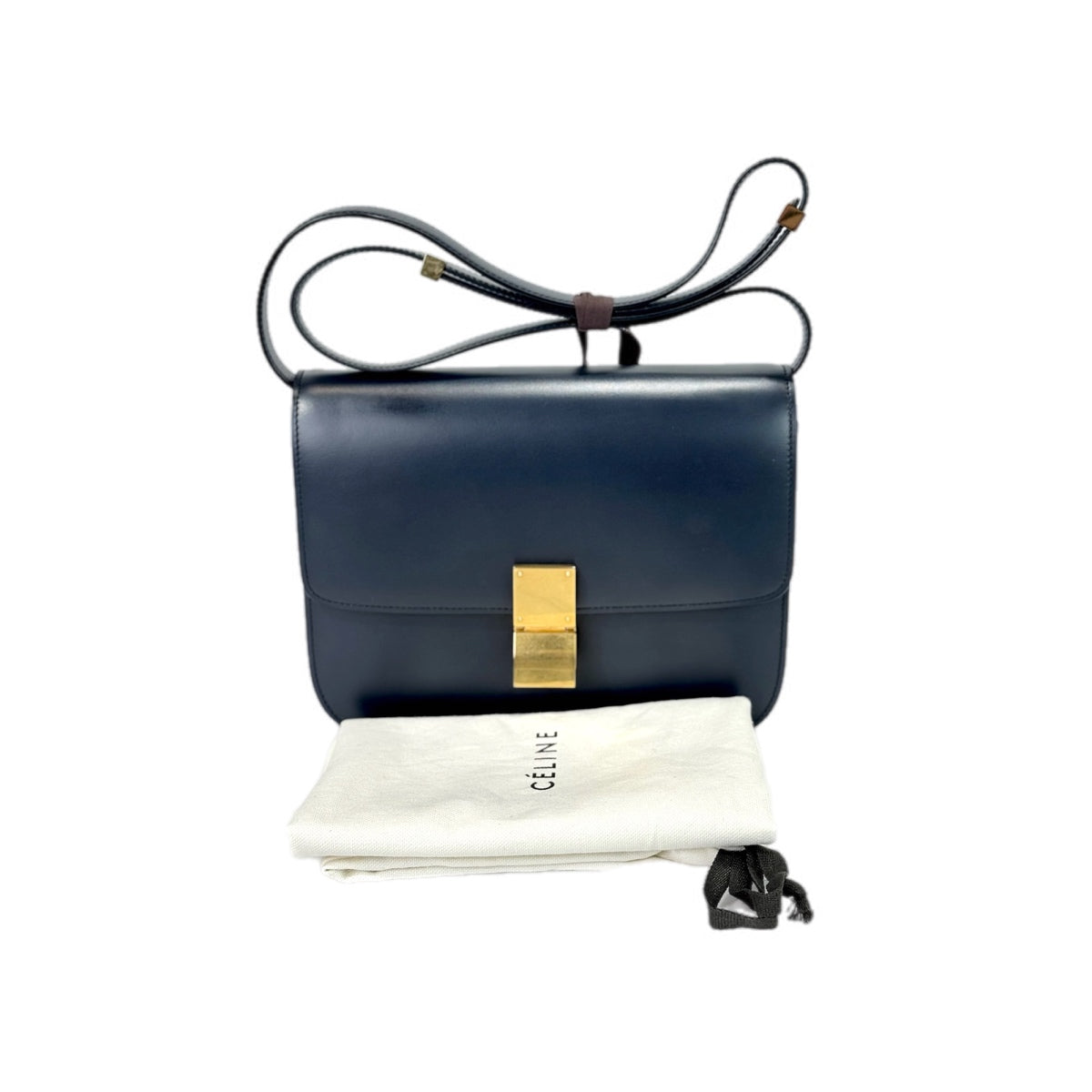 Celine Classic Box Navy Bag