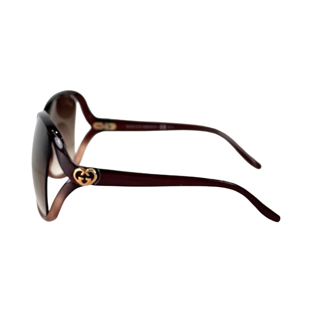 Gucci Brown Square Sunglasses
