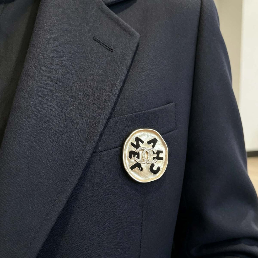 Chanel Oval CC Iconic Brooch