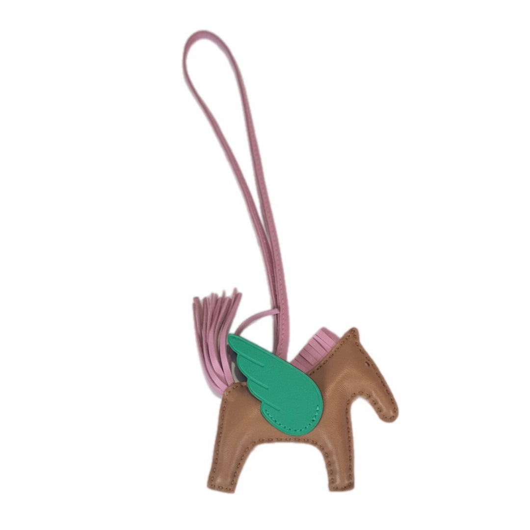 Hermes Rodeo Pegase Pm Brown/Green/Pink