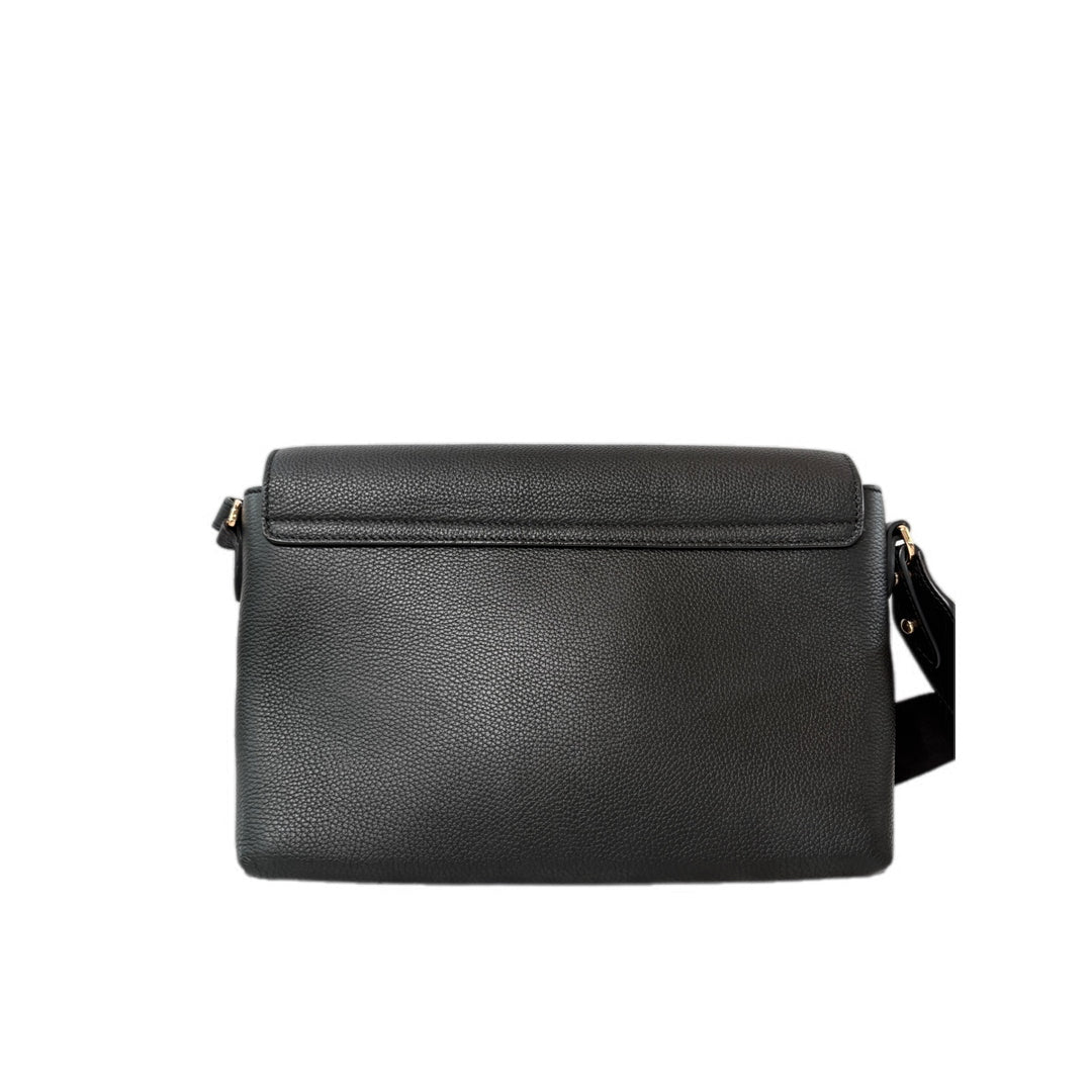 Burberry Check Note Black Strap Bag